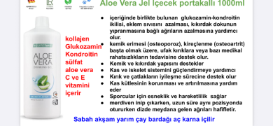 Aleovera içecek gıda takviyesi